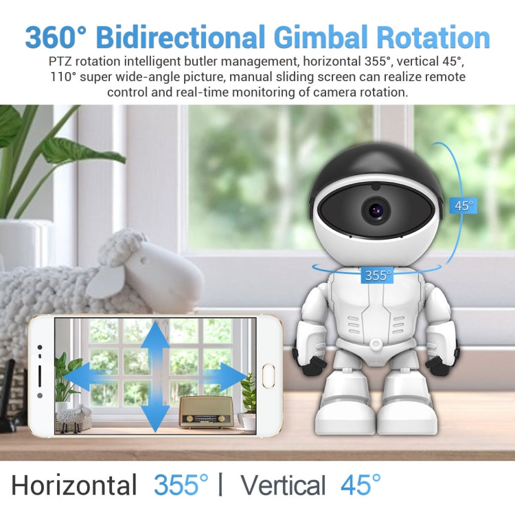 ESCAM PT205 HD 1080P Robot WiFi IP Camera, Support Motion Detection / Night Vision, IR Distance: 10m, EU Plug, PT205 EU Plug ESCAM PT205 HD 1080P Robot WiFi IP Camera, Support Motion Detection / Night Vision, IR Distance: 10m, EU Plug, PT205 EU Plug